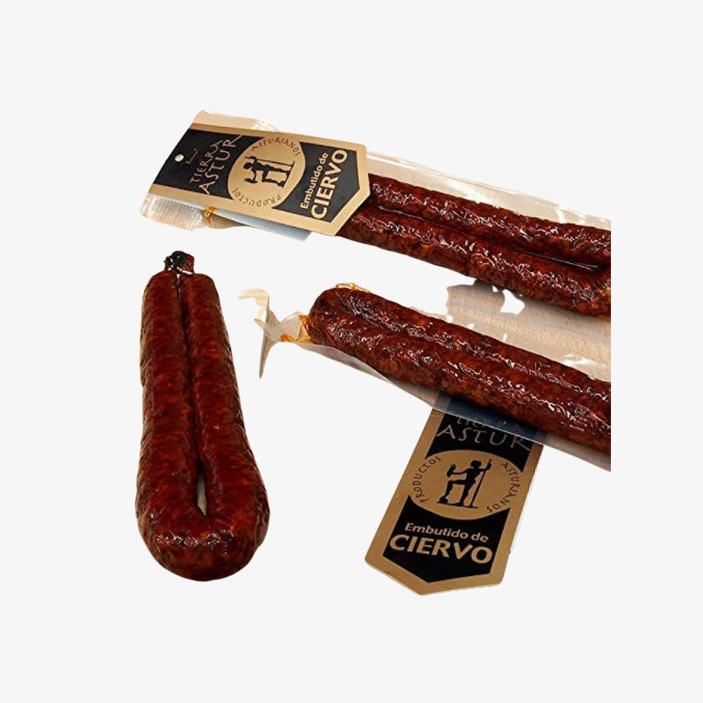 Chorizo de ciervo 300 g.