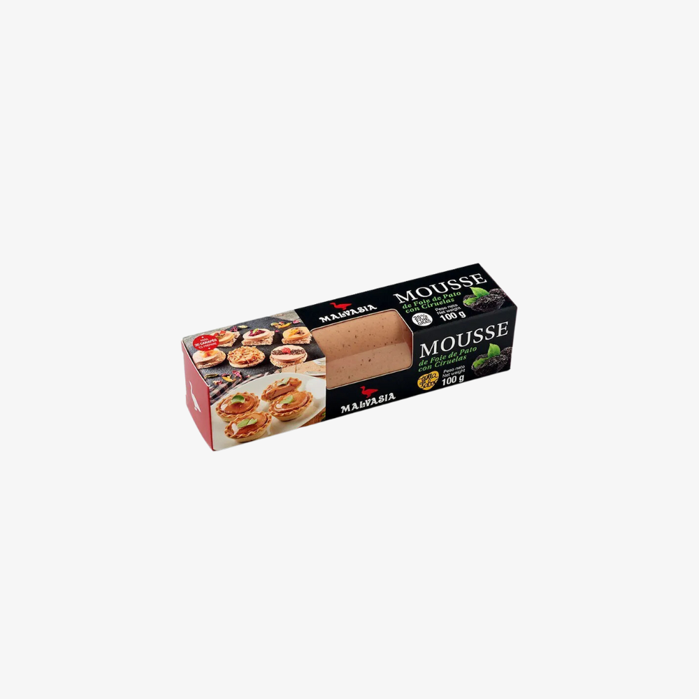 Mousse de Foie con ciruelas mini estuchado 100g.